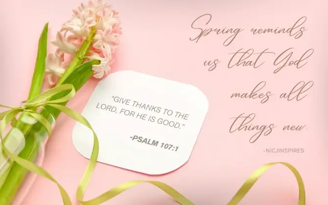 Embracing Gratitude in the Spring Season